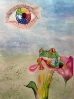 Tree Frog by Isabelle Sangosanya
